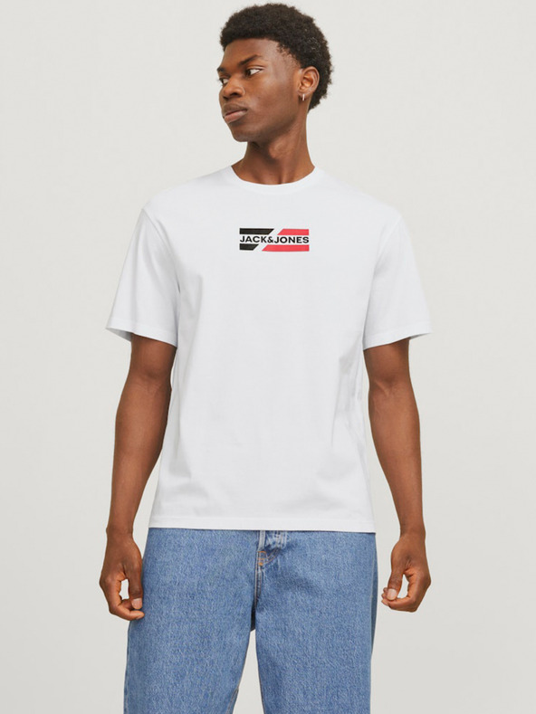 Jack & Jones Jack & Jones Corp. Bijela muška majica kratkih rukava