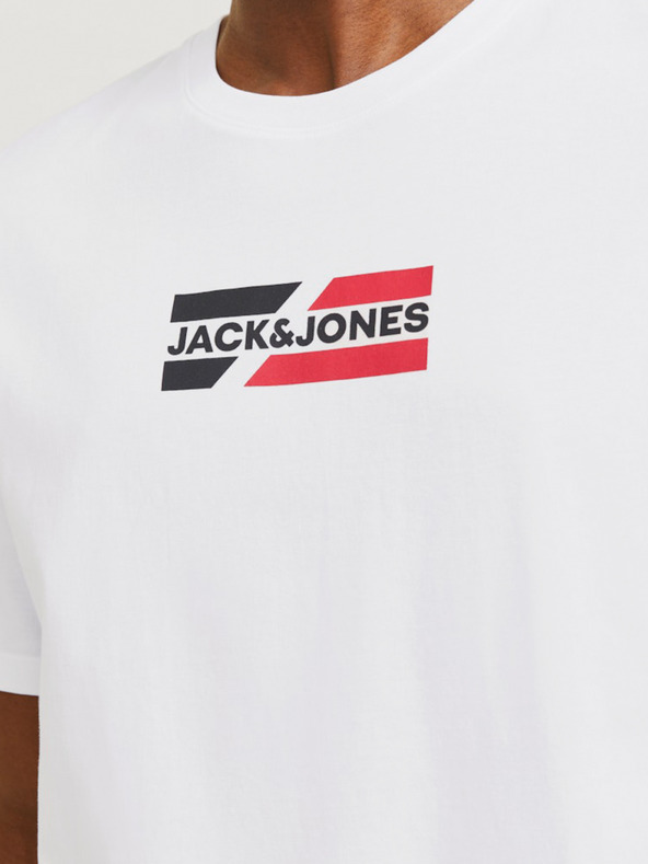 Jack & Jones Jack & Jones Corp. Bijela muška majica kratkih rukava