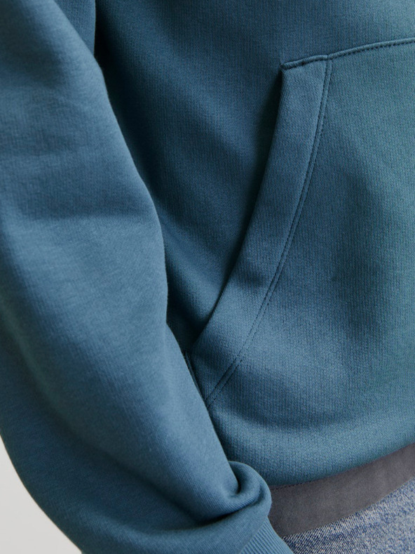 Jack & Jones Jack & Jones Corp. Plava muška majica s kapuljačom