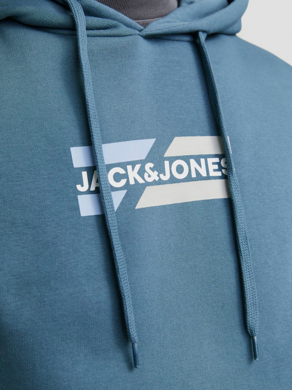 Jack & Jones Jack & Jones Corp. Plava muška majica s kapuljačom