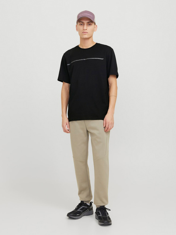 Jack & Jones Crna muška Jack & Jones Fusion majica