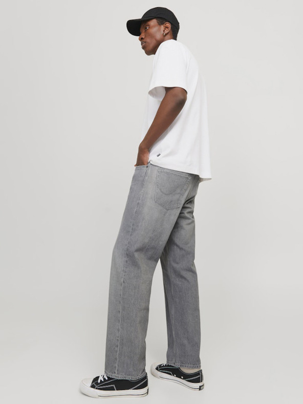 Jack & Jones Jack & Jones Eddie svijetlo sive muške široke traperice
