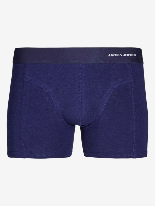 Jack & Jones Komplet od tri muške bokserice Jack & Jones plave boje
