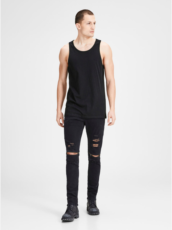 Jack & Jones Komplet od dvije crne Jack & Jones osnovne majice bez rukava