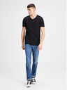 Jack & Jones Komplet od dvije crne osnovne majice s V-izrezom Jack & Jones