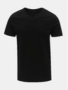 Jack & Jones Komplet od dvije crne osnovne majice s V-izrezom Jack & Jones