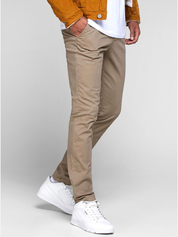 Jack & Jones Jack & Jones Marco bež uski chinos hlače