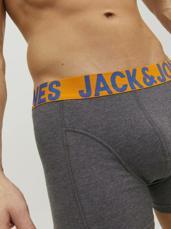 Jack & Jones Komplet od tri bokserice u crnoj, plavoj i sivoj boji Jack & Jones