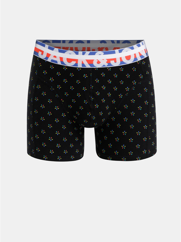 Jack & Jones Komplet od tri bokserice u crnoj i tamnoplavoj boji s printom Jack & Jones