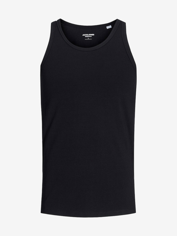 Jack & Jones Jack & Jones crna osnovna majica bez rukava