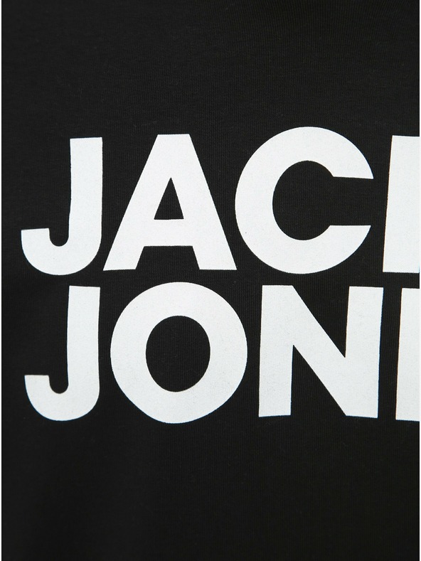 Jack & Jones Jack & Jones Crna majica s kapuljačom