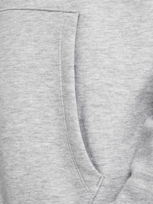 Jack & Jones Jack & Jones Corp. Svijetlo siva majica s kapuljačom s uzorkom