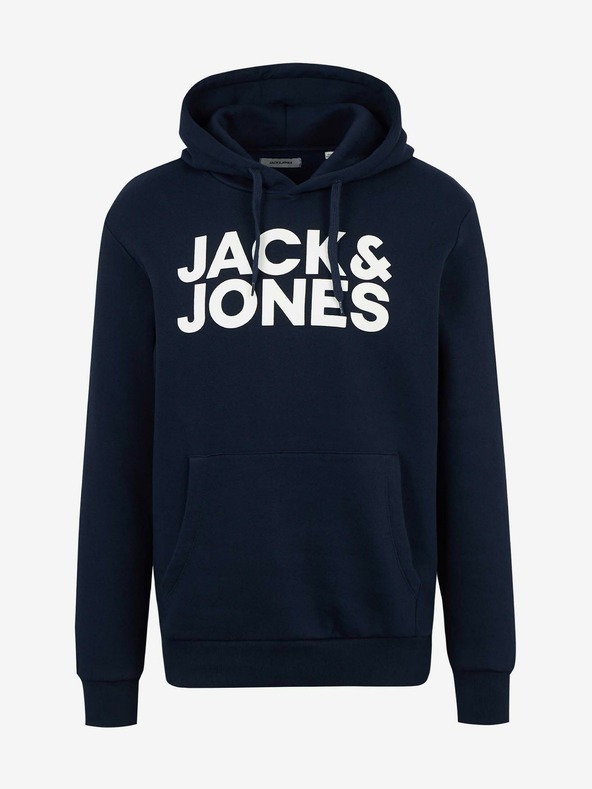 Jack & Jones Jack & Jones tamnoplava majica s kapuljačom