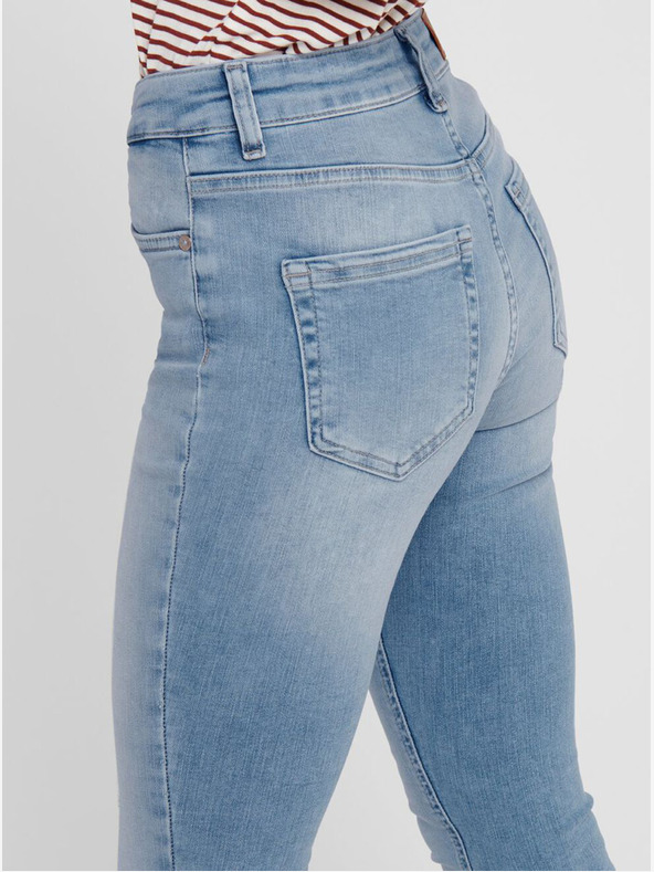 ONLY Plave skraćene traperice skinny kroja SAMO Blush