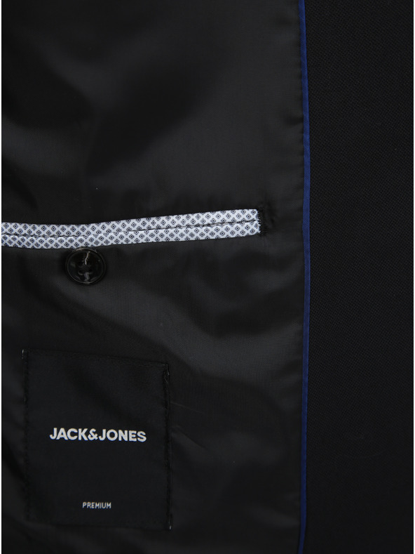 Jack & Jones Jack & Jones Solaris crna muška jakna od mješavine vune