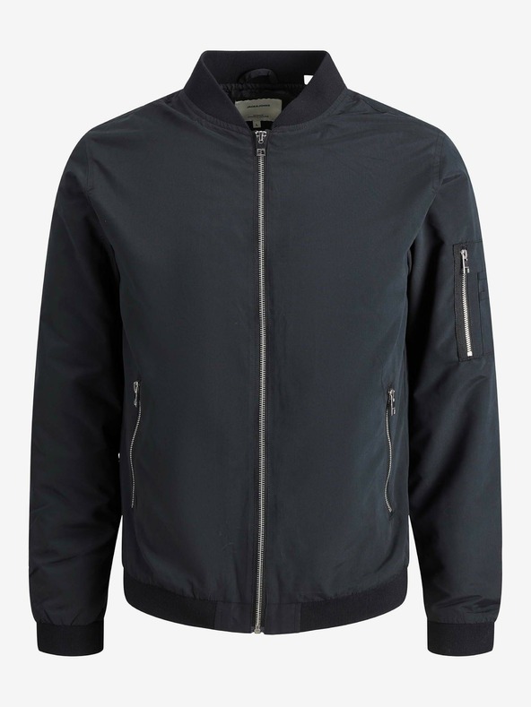 Jack & Jones Jack & Jones Rush Crna muška vodootporna bomber jakna