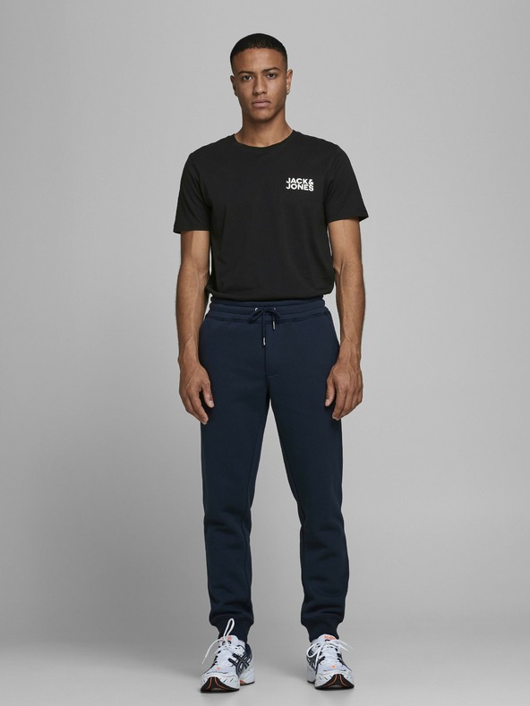 Jack & Jones Crna majica kratkih rukava Jack & Jones Corp