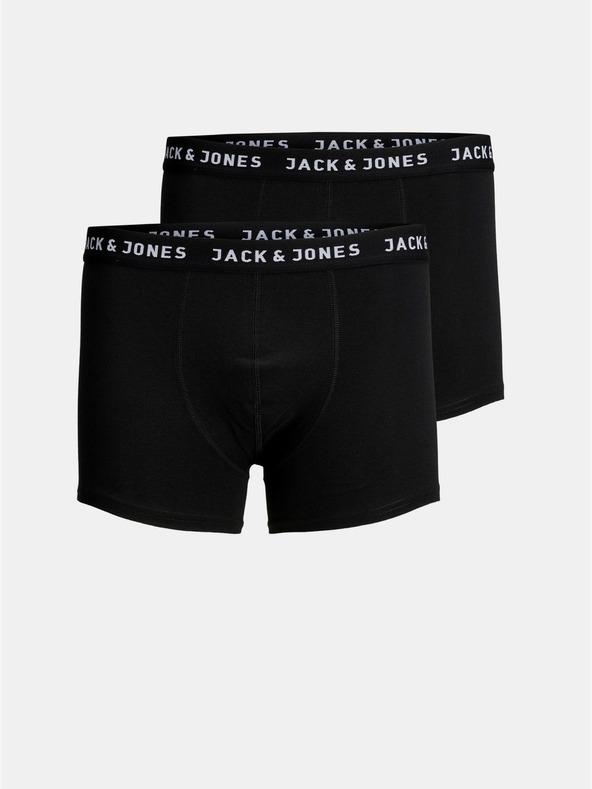 Jack & Jones Set od dvije crne Jack & Jones Jon boksačice