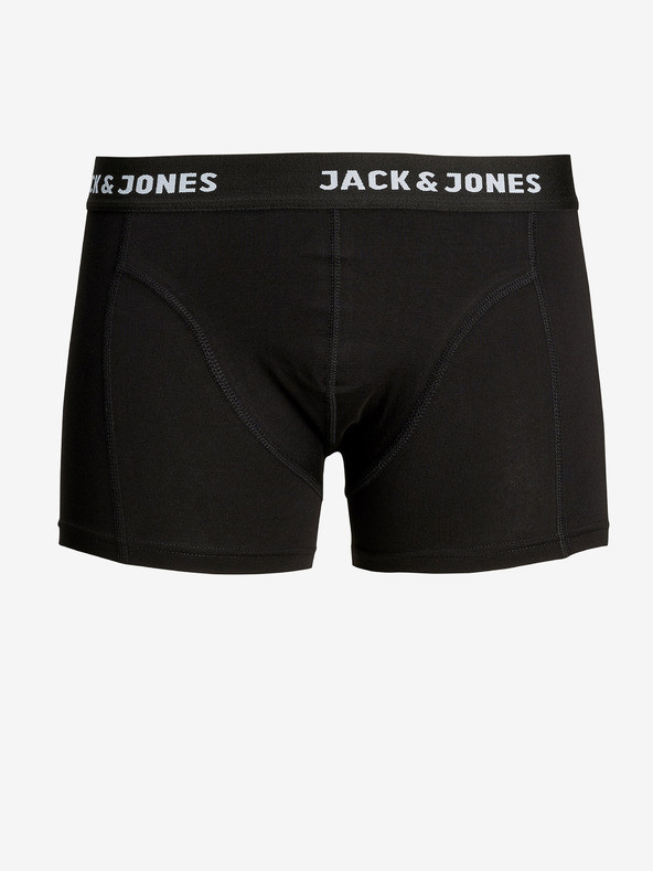 Jack & Jones Komplet od tri crne boksačice Jack & Jones Anthony
