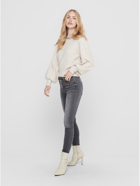 ONLY Krem pulover ONLY Elsa