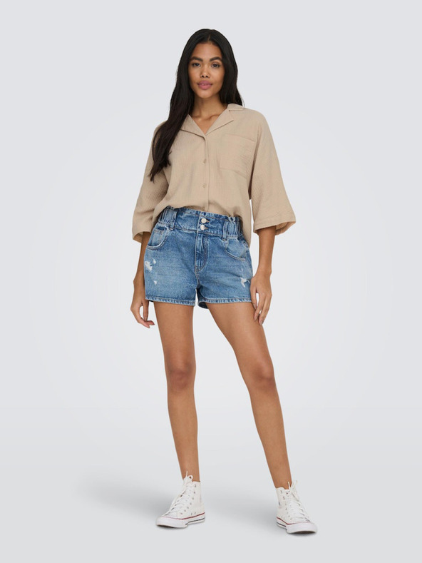 ONLY Bež ženska bluza ONLY Thyra