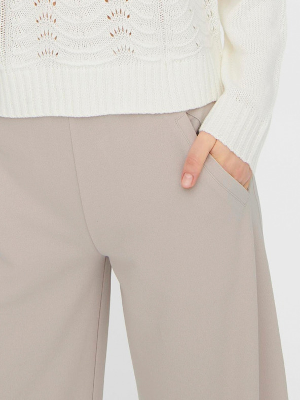 Jacqueline de Yong Bež ženske kilo hlače JDY Louisville