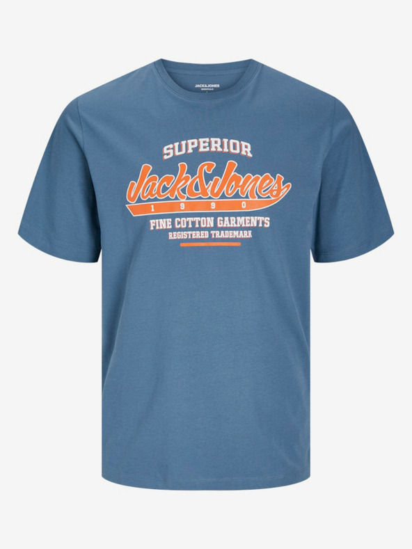 Jack & Jones Plava muška majica s logotipom Jack & Jones