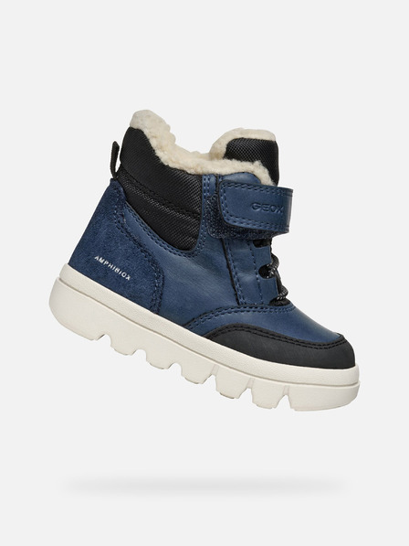 Geox Plave dječačke zimske cipele Geox Willaboo B Ab