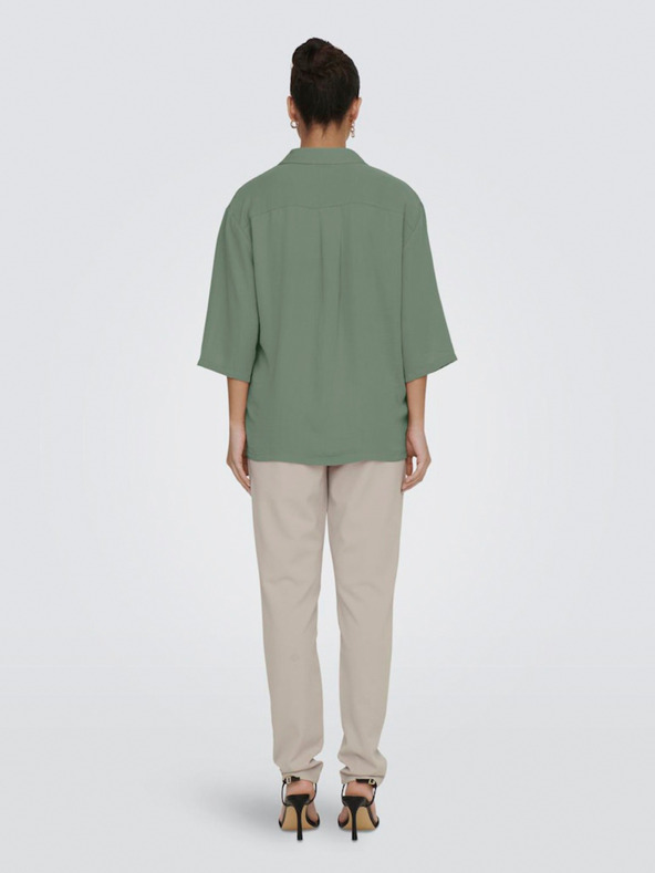 Jacqueline de Yong JDY zelena ženska košulja kratkih rukava