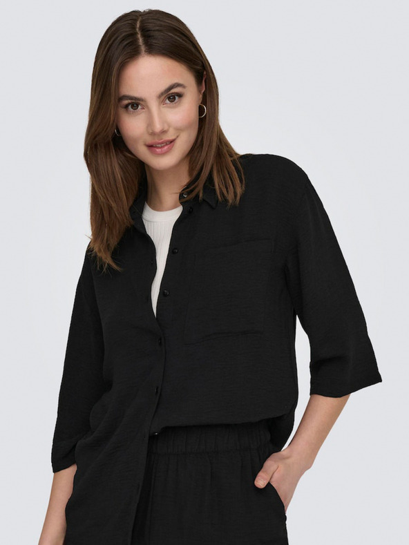 Jacqueline de Yong JDY ženska crna košulja kratkih rukava