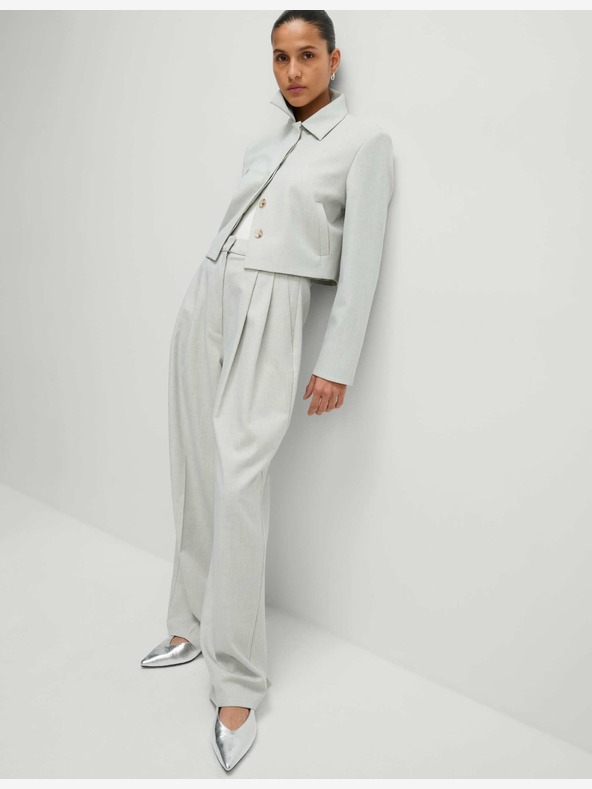 Marks & Spencer Marks & Spencer siva jakna s kratkim ovratnikom