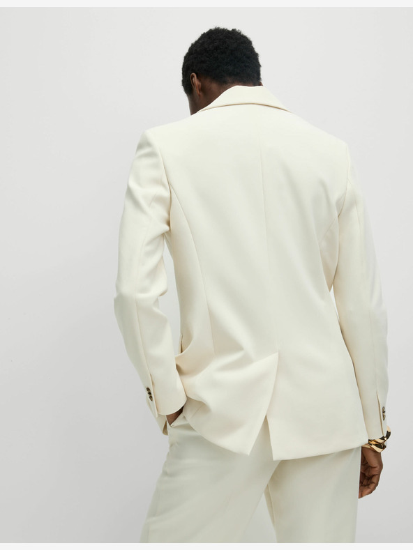 Marks & Spencer Marks & Spencer sako s jednim kopčanjem u krem ​​boji