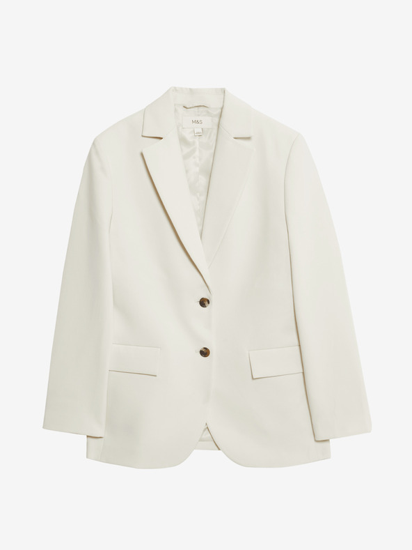 Marks & Spencer Marks & Spencer sako s jednim kopčanjem u krem ​​boji