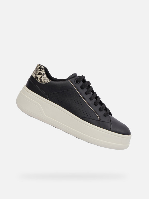 Geox Crne ženske tenisice Geox Spherica ECUB-2