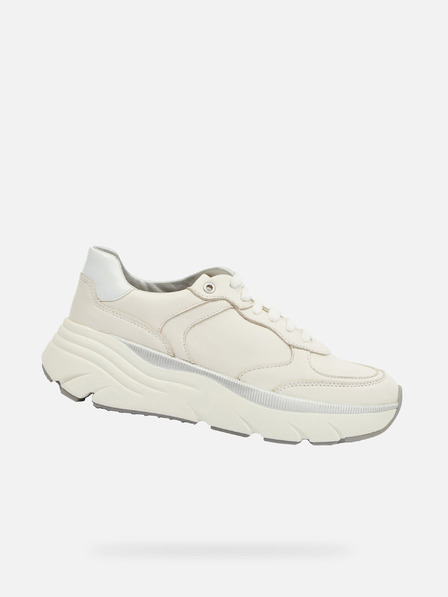 Geox Krem ženske tenisice Geox Diamanta