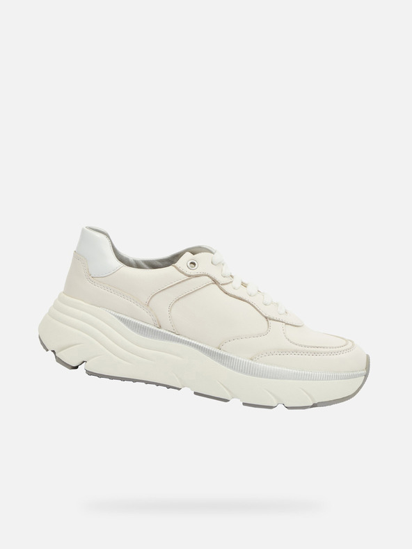 Geox Krem ženske tenisice Geox Diamanta