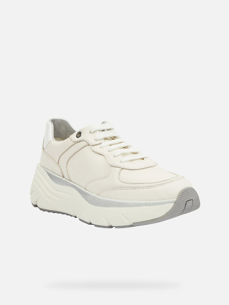 Geox Krem ženske tenisice Geox Diamanta