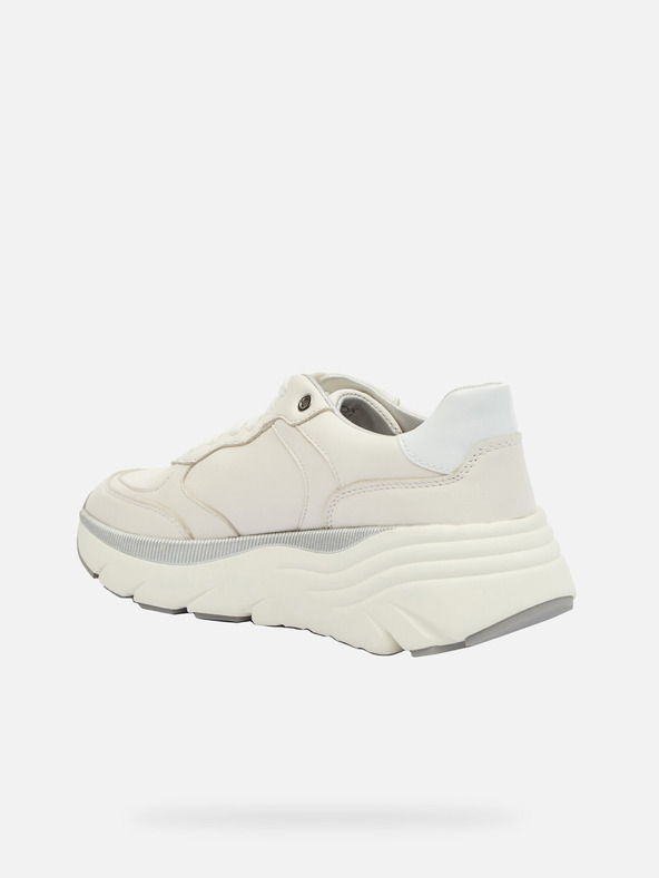 Geox Krem ženske tenisice Geox Diamanta