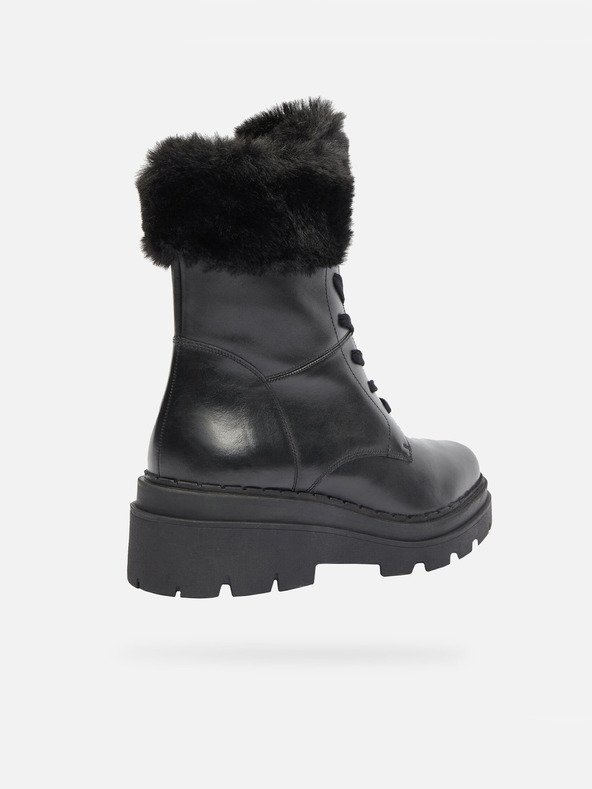 Geox Crne ženske gležnjače Geox Felleny