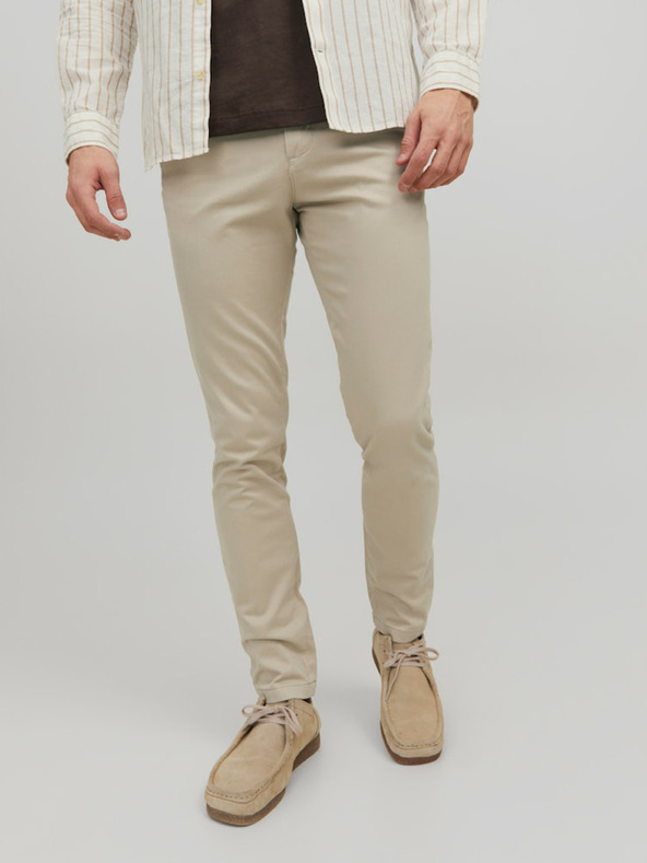 Jack & Jones Jack & Jones bež muške chinos hlače
