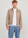 Jack & Jones Jack & Jones bež muška jakna od brušene kože