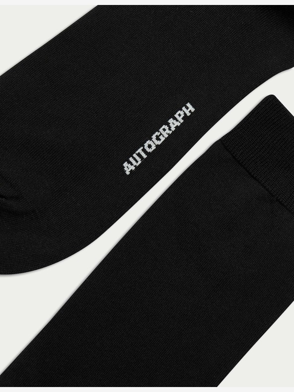 Marks & Spencer 3 para čarapa, visoke oznake egipatskog pamuka i Spencer crna