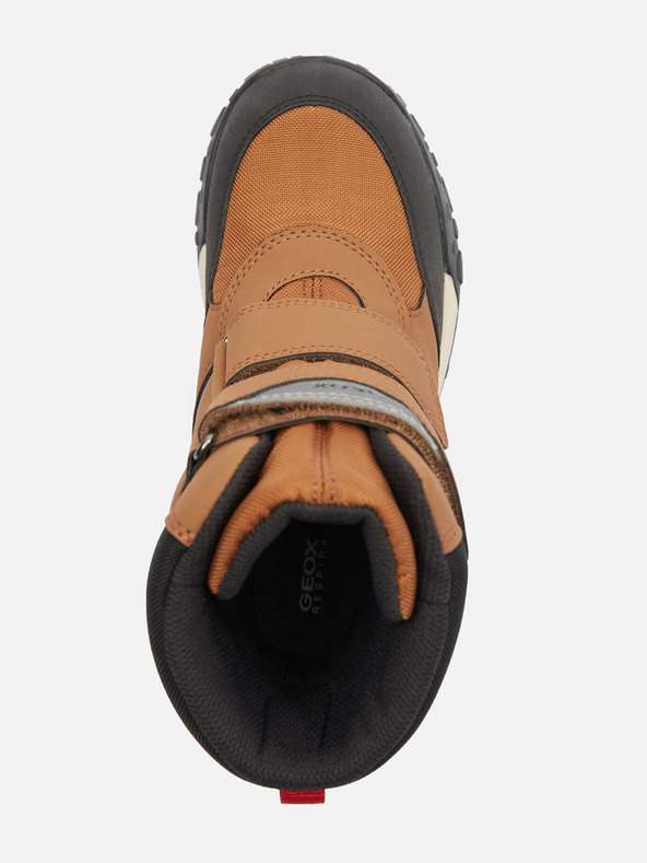 Geox Smeđe Geox Trekkyup B ABX zimske čizme za dječake