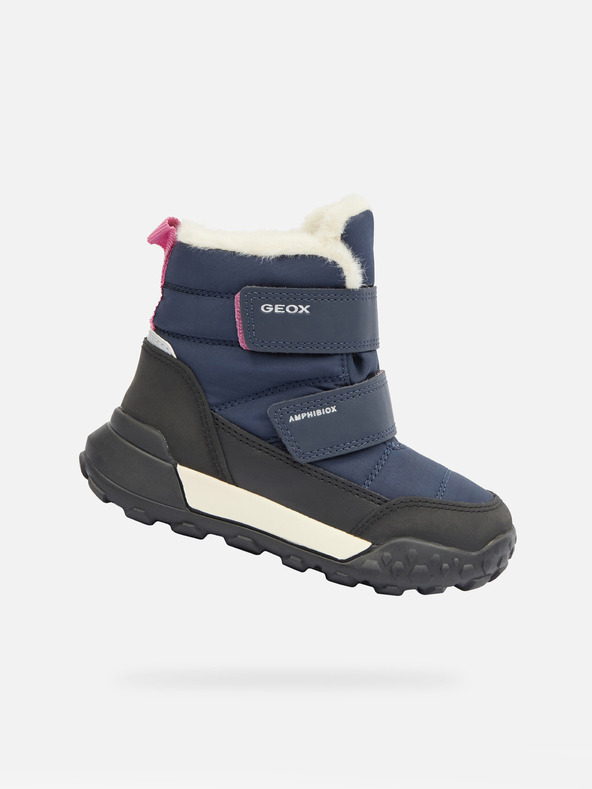 Geox Tamno plava djevojačka zimska obuća Geox Trekkyup B Ab