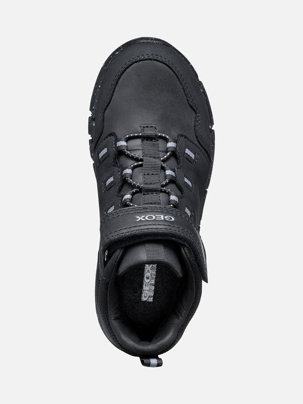Geox Crna dječja gležnjača Geox Flexyper B Abx
