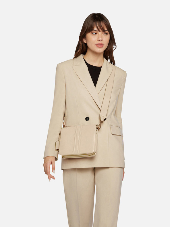 Geox Geox Clarissy kremasta ženska torba preko ramena