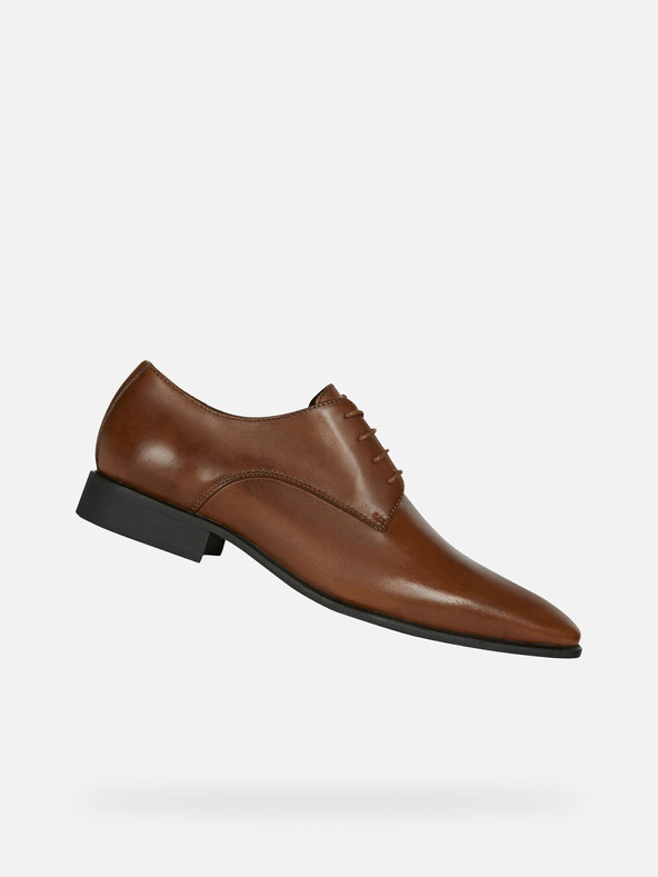 Geox Tamno smeđe muške svečane cipele Geox High Life