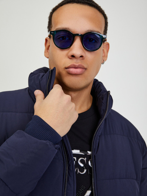 Guess Guess muška tamnoplava prošivena zimska jakna