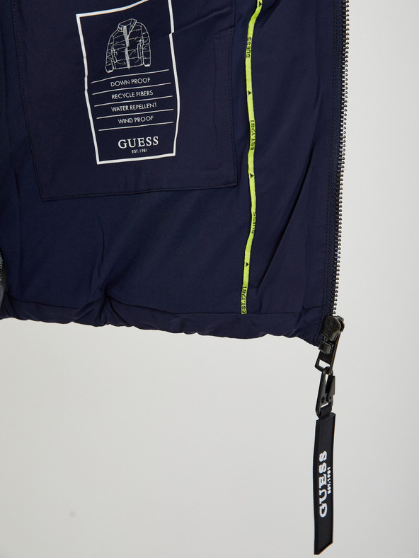 Guess Guess muška tamnoplava prošivena zimska jakna