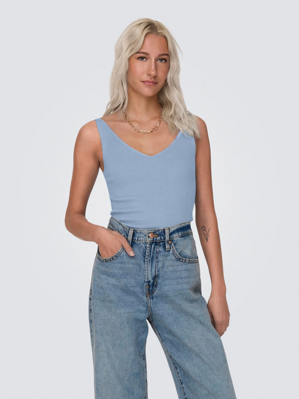 Jacqueline de Yong Svijetloplavi ženski top JDY